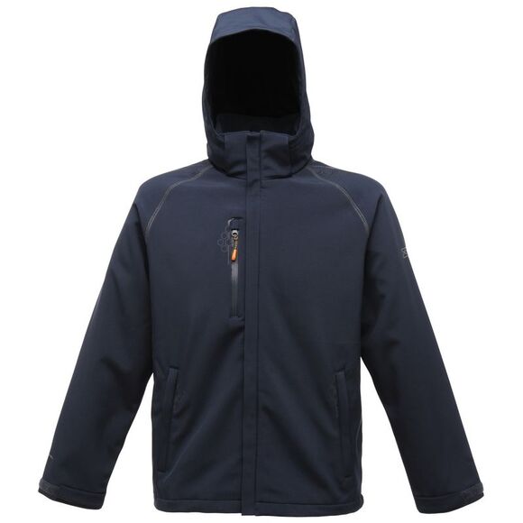 Regatta Mens X-Pro RepellerSoftshell Zip up Jacket (water Repellent) / Navy